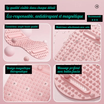 Tapis d'Acupression Zen & Silhouette – Silicone Médical