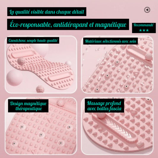 Tapis d'Acupression Zen & Silhouette – Silicone Médical