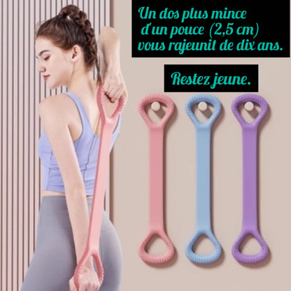 Sangle de Yoga & Étirement Premium – Redressez votre Posture & Libérez vos Épaules