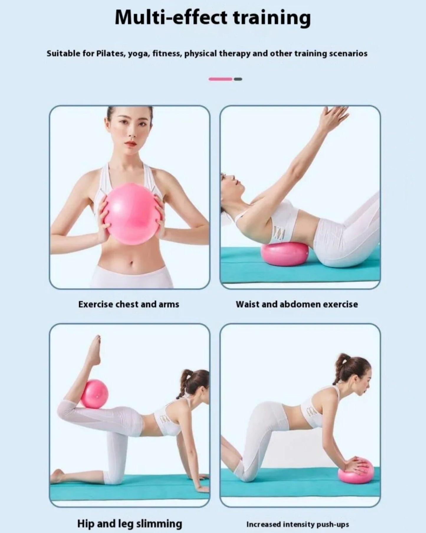Petit Ballon de Pilates & Fitness – Tonifiez, Sculptez et Soulagez votre Corps